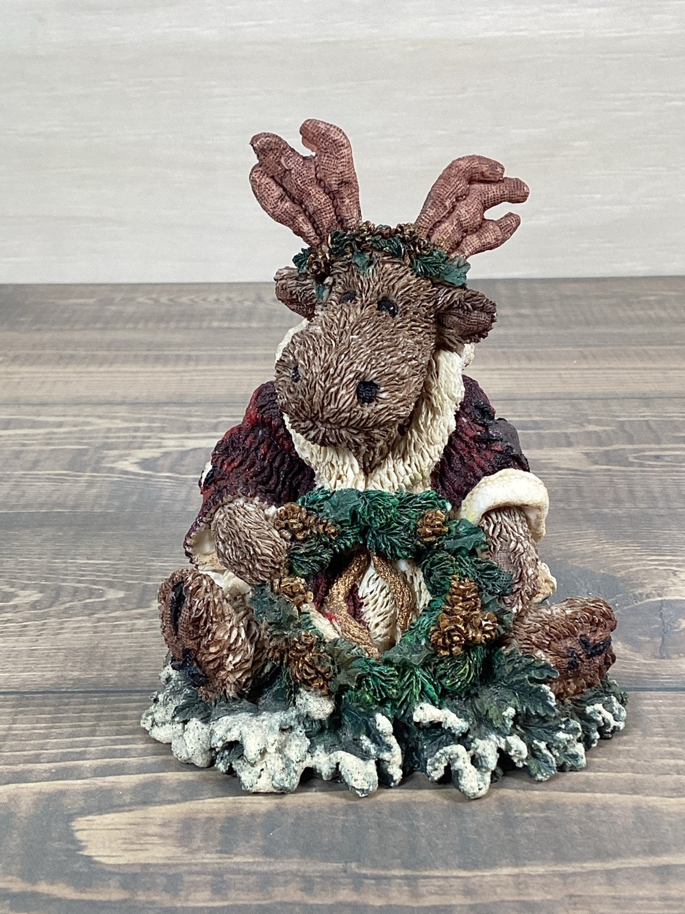Boyds Bears 1993 "Maynard the Santa Moose" Style #2238